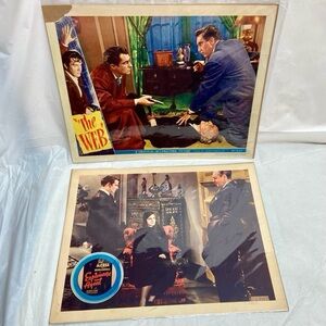 The Web (1947) and Espionage Agent (1939) Movie Posters